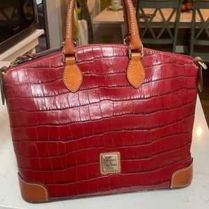 Dooney and Bourke Croc Red Handbag